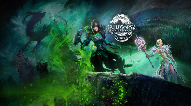 Guild Wars 2 End Of Dragons Wallpaper 1350x689 Resolution
