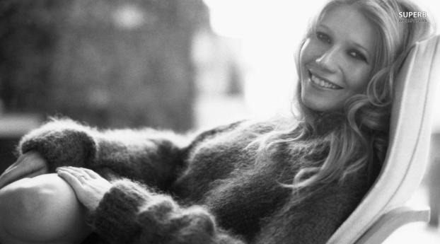 Gwyneth Paltrow On Chair Images Wallpaper 3840x2400 Resolution