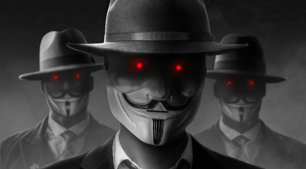 Hacker Anonymous Evil Wallpaper 4620x7320 Resolution