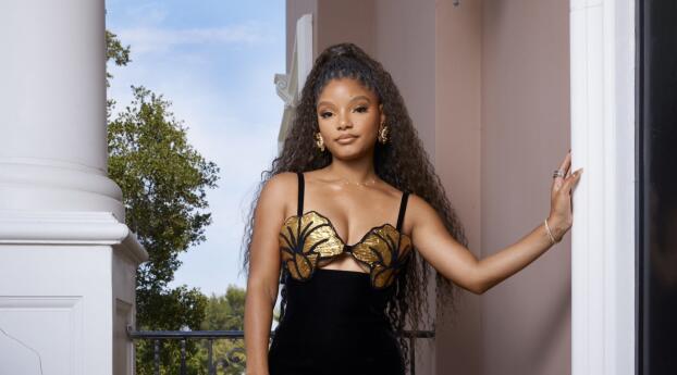 Halle Bailey 2024 Wallpaper 802x1282 Resolution