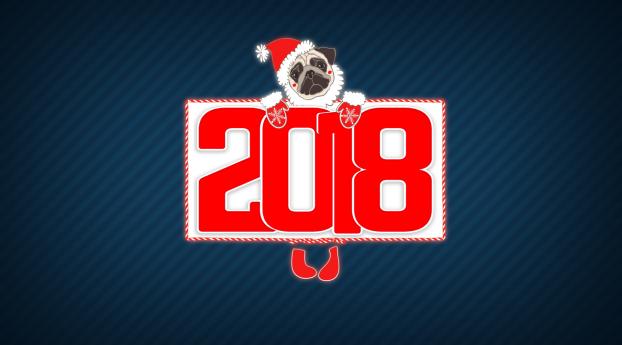 Happy New Year 2018 Wallpaper 2560x1440 Resolution