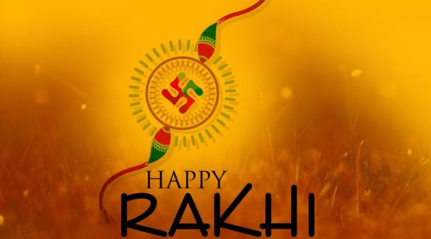 Happy Rakhi Greetings Wallpaper