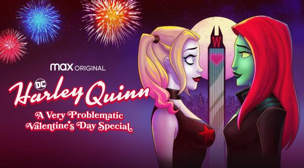 Harley Quinn A Very problematic valentine's day special Wallpaper 240x4000 Resolution
