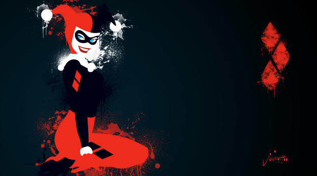Harley Quinn Comic Artwork Wallpaper