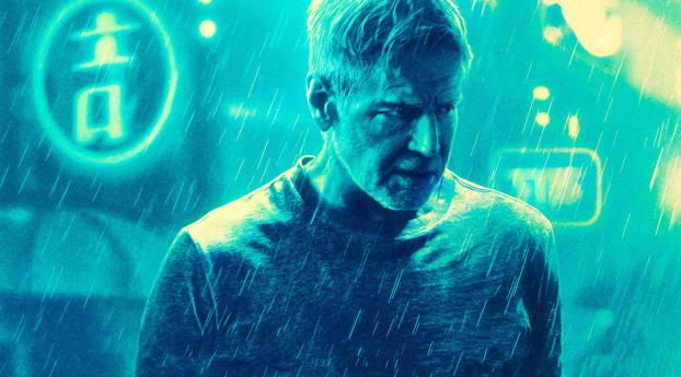 Harrison Ford Blade Runner 2049 Wallpaper 1440x256 Resolution