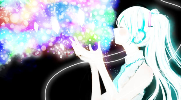 hatsune miku, vocaloid, anime Wallpaper 640x960 Resolution