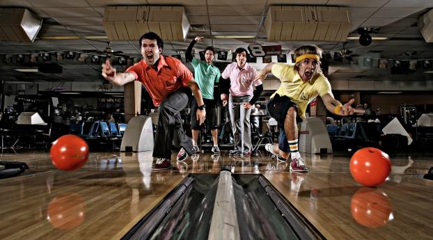 hawk nelson, bowling, game Wallpaper 1280x1024 Resolution