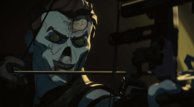 Hawkeye Zombie What If Wallpaper 768x1024 Resolution