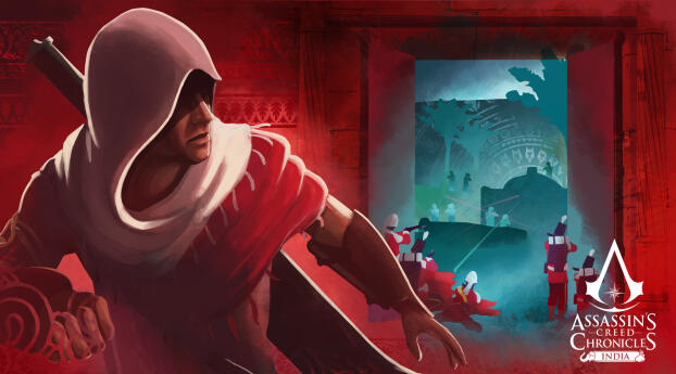 HD Assassin's Creed Chronicles India Wallpaper 1440x2560 Resolution