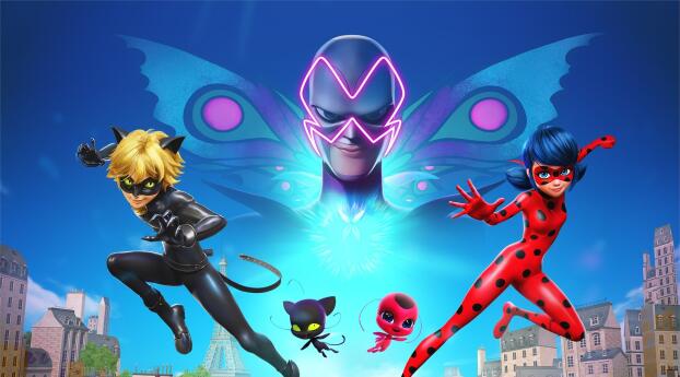 HD Miraculous Rise of the Sphinx Wallpaper 1360x768 Resolution