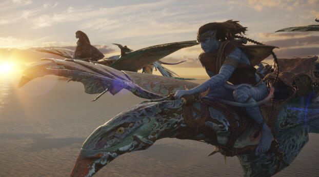 HD Movie Avatar The Way of Water Wallpaper 3840x1600 Resolution