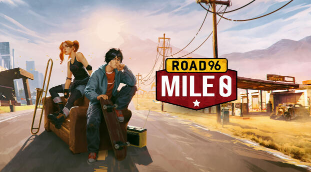 HD Road 96 Mile 0 Gaming 2023 Poster Wallpaper 1920x1080 Resolution