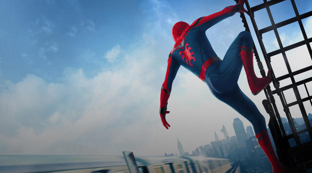  HD Spiderman Homecoming 2017 movie still Wallpaper 800x480 Resolution