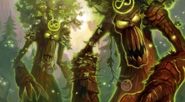 hearthstone, druid, soul of the forest Wallpaper 540x960 Resolution