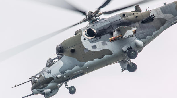 helicopter, mi-24, combat Wallpaper 2048x2732 Resolution