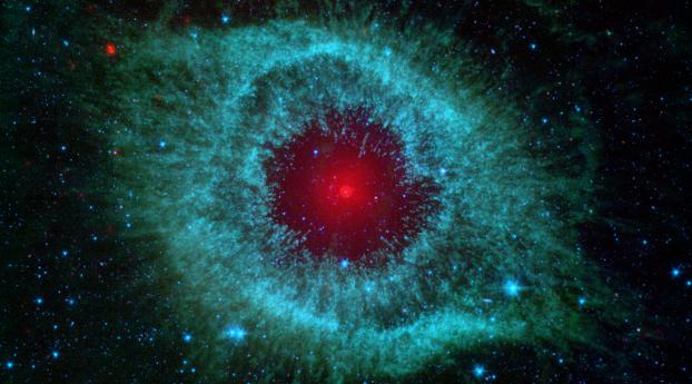 Helix Nebula & Stars Wallpaper 1080x2246 Resolution