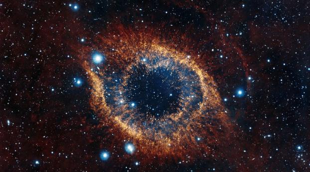 helix nebula, space, stars Wallpaper 480x960 Resolution