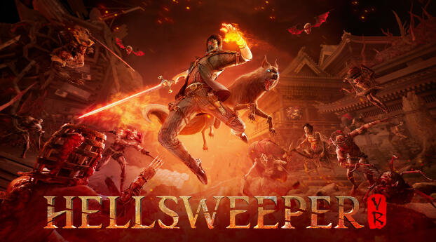 Hellsweeper VR Game 2022 Wallpaper 240x400 Resolution