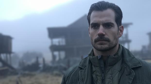 Henry Cavill in Mission Impossible Fallout Wallpaper 7840x640 Resolution