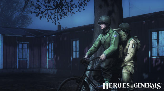 Heroes & Generals 2020 Wallpaper 3400x450 Resolution
