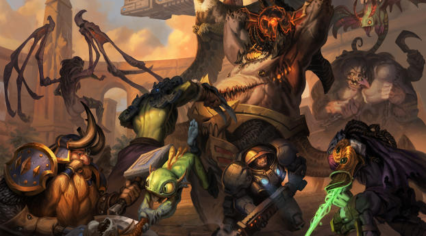 heroes of the storm, warcraft, murky Wallpaper 1125x2436 Resolution