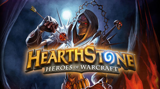 heroes of warcraft, hearthstone, logo Wallpaper 750x1334 Resolution
