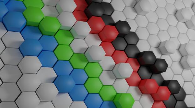 hexagon, shaped, surface Wallpaper 1080x2340 Resolution