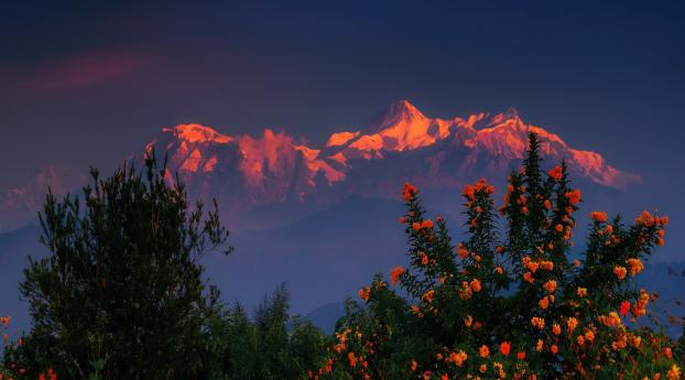 Himalayas Mountains Nepal Region Wallpaper 720x1280 Resolution