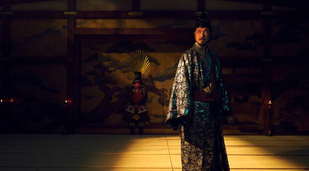 Hiroyuki Sanada as Samurai Shogun Wallpaper 1676x1085 Resolution