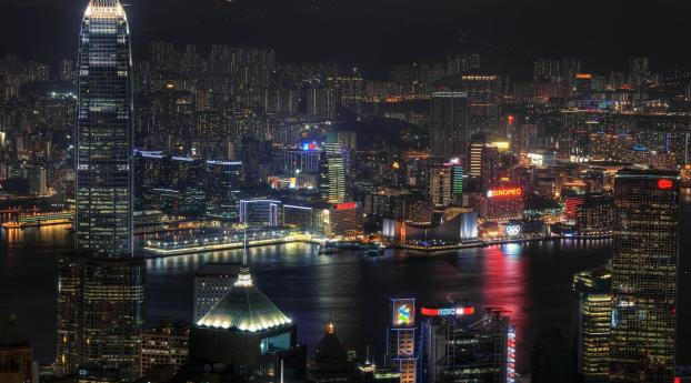 hong kong, city, skyscrapers Wallpaper 2560x1600 Resolution