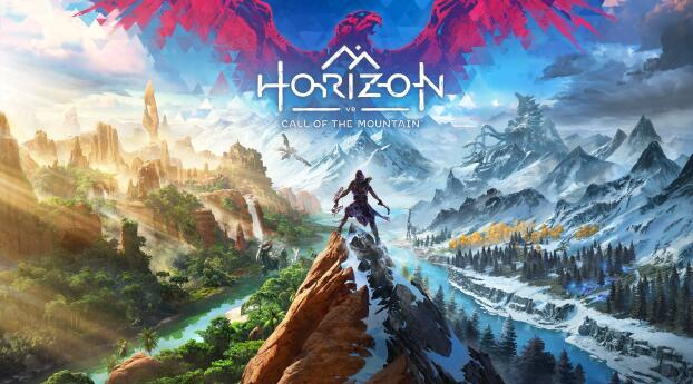 Horizon Call of the Mountain HD Gaming Poster Wallpaper 1920x1080 Resolution