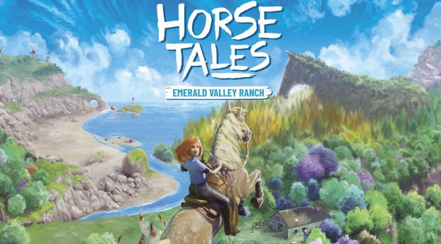 Horse Tales Emerald Valley Ranch HD Wallpaper 1024x1024 Resolution