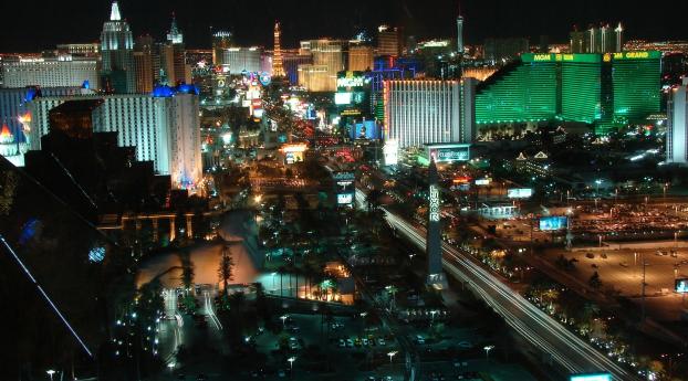 hotels, casinos,  night Wallpaper 640x1136 Resolution