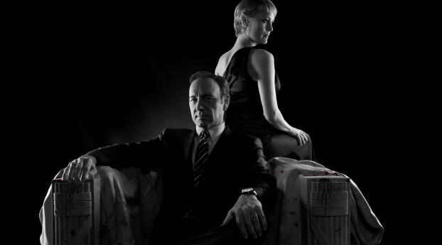 house of cards, robin wright, claire underwood Wallpaper 1440x3200 Resolution