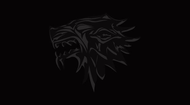 house of stark, game of thrones, logo Wallpaper 640x960 Resolution