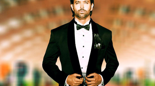 Hrithik Roshan In Tuxedo Suit  Wallpaper 1280x720 Resolution
