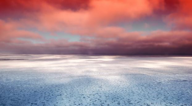 hudson bay, canada, horizon Wallpaper 1600x900 Resolution