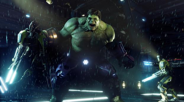 Hulk Marvel’s Avengers Game Wallpaper 720x1600 Resolution