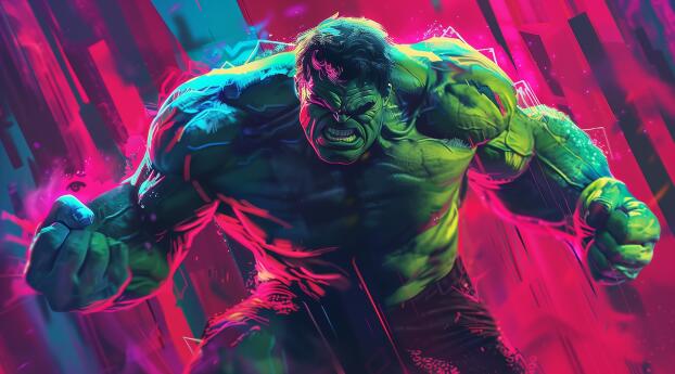 Hulk's Fury in Smash Mode Wallpaper 2048x1152 Resolution