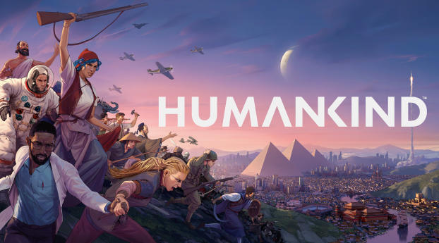 Humankind Gaming Poster Wallpaper 320x200 Resolution