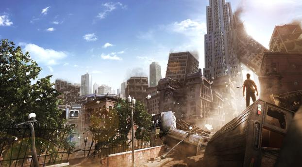 i am alive, city, houses Wallpaper 1152x864 Resolution