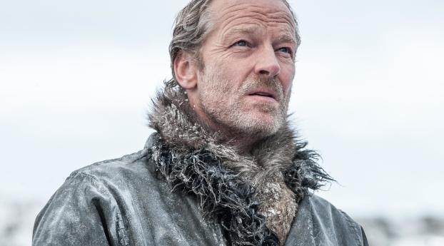 Iain Glen as Jorah Mormont in Game Of Thrones Season 7 Wallpaper 3440x1440 Resolution