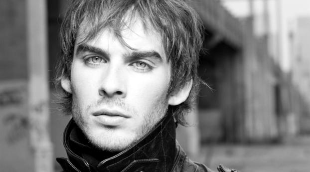 ian somerhalder, actor, bristle Wallpaper 1360x768 Resolution