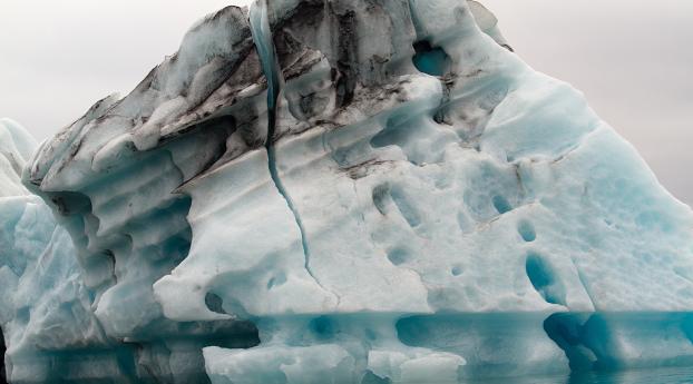 iceland, glacier, icebergs Wallpaper
