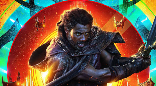 Idris Elba As Heimdall Wallpaper 1080x2240 Resolution