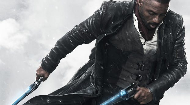 Idris Elba As The Gunslinger In The Dark Tower Movie Wallpaper
