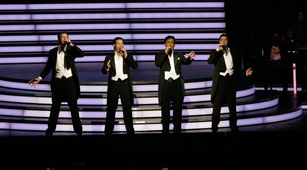il divo, band, suits Wallpaper 1125x2436 Resolution