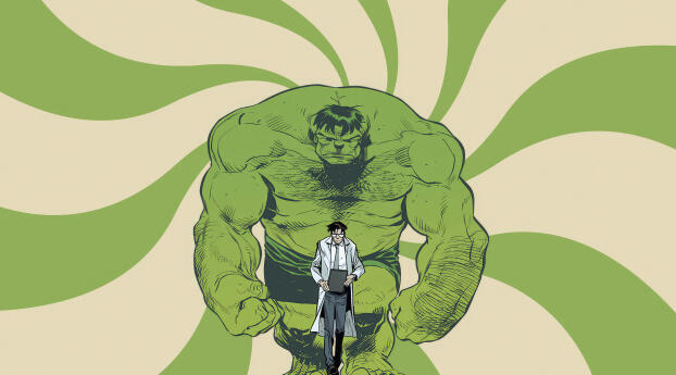 Incredible Doctor Hulk Wallpaper 828x1792 Resolution