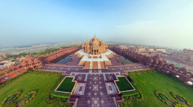 india, akshardham temple, beautiful Wallpaper 1400x900 Resolution