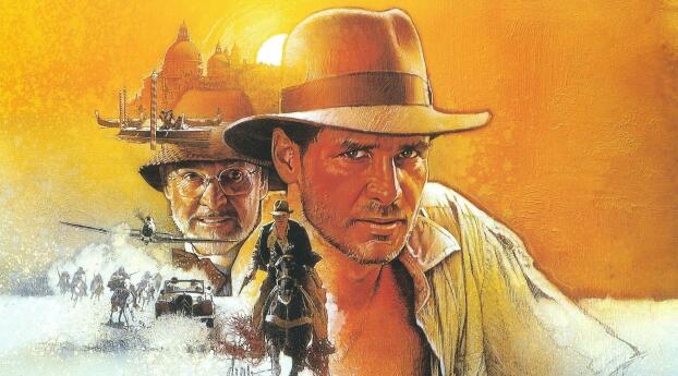 Indiana Jones and the Last Crusade Wallpaper 680x240 Resolution